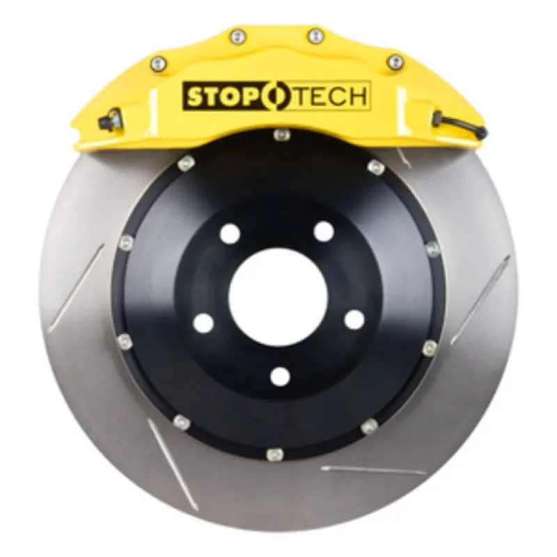 Stoptech 08-13 Bmw M3/11-12 1M Coupe Front Bbk W/ Yellow St-60 Calipers Slotted 380X35mm Rotor 1
