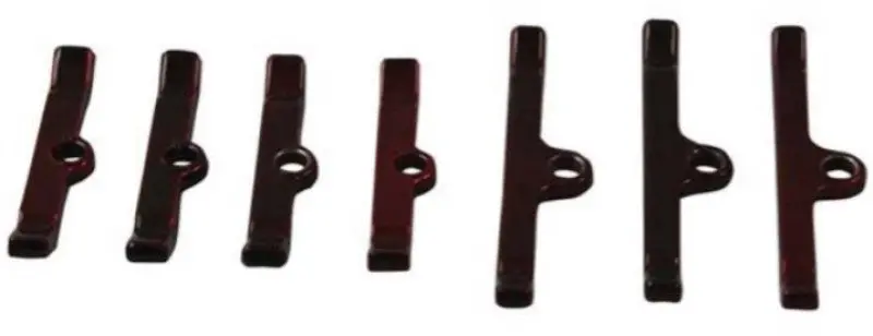 Moroso Chevrolet Big Block Valve Cover Hold Downs - Steel - Red Powder Coat - Set Of 7 1