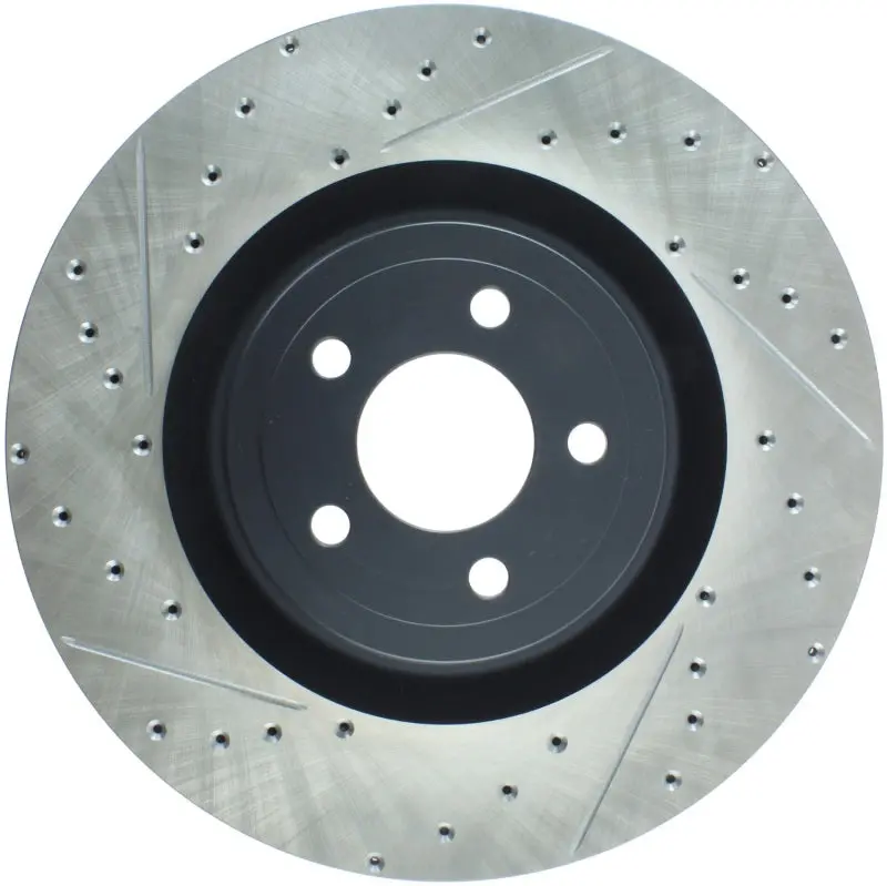 Stoptech Slotted & Drilled Sport Brake Rotor - 2015 Ford Mustang Gt - Front Right 1