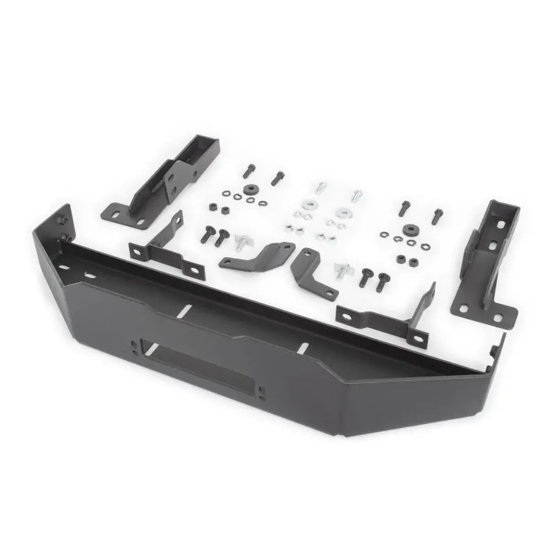 Go Rhino 18-20 Ford F-150 3100 Series Stepguard Winch Plate Kit (Req. 3296T Or 3296Mt) - Tex. Black 1