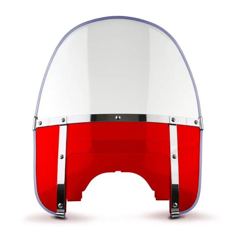 National Cycle 60-93 Harley-Davidson Flh Heavy Duty Beaded Round Bottom-Red 1