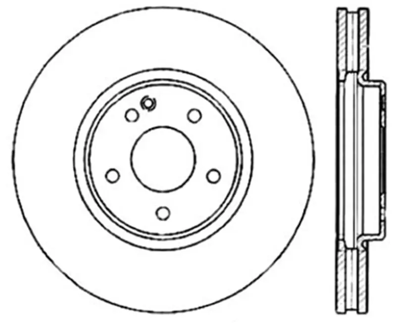 Stoptech Drilled Sport Brake Rotor 1
