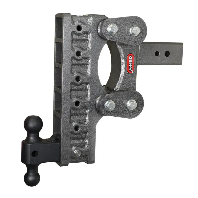 Gen-Y The Boss Torsion-Flex 3In Shank 12In Drop 2.4K Tw 21K Hitch W/Gh-061 Dual-Ball 1