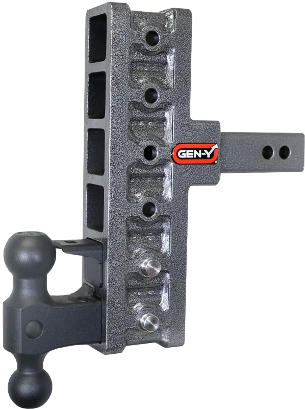 Gen-Y Mega Duty 2In Shank 7.5In Offset Drop 16K Hitch W/Gh-051 Dual-Ball/Gh-032 Pintle Lock 1