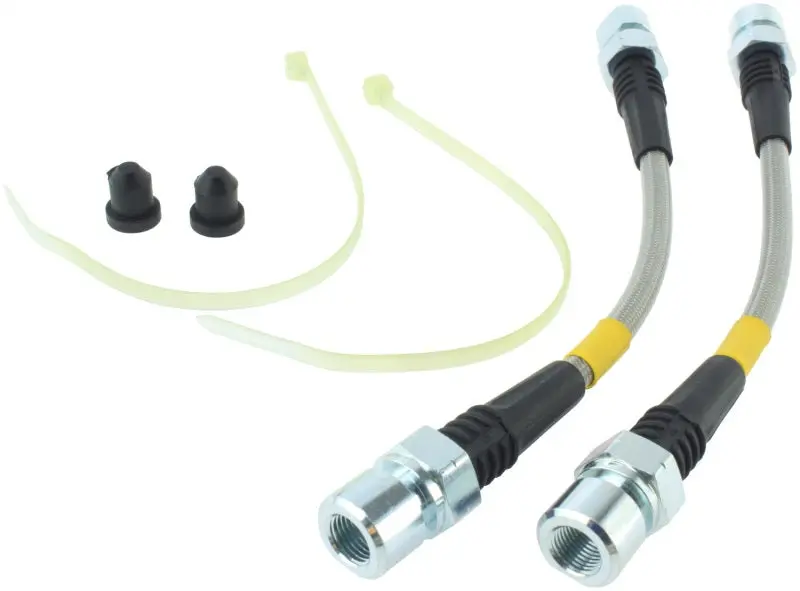 Stoptech 92-95 Porsche 968 Exc Sport Brake Package Rear Stainless Steel Brake Line Kit 1
