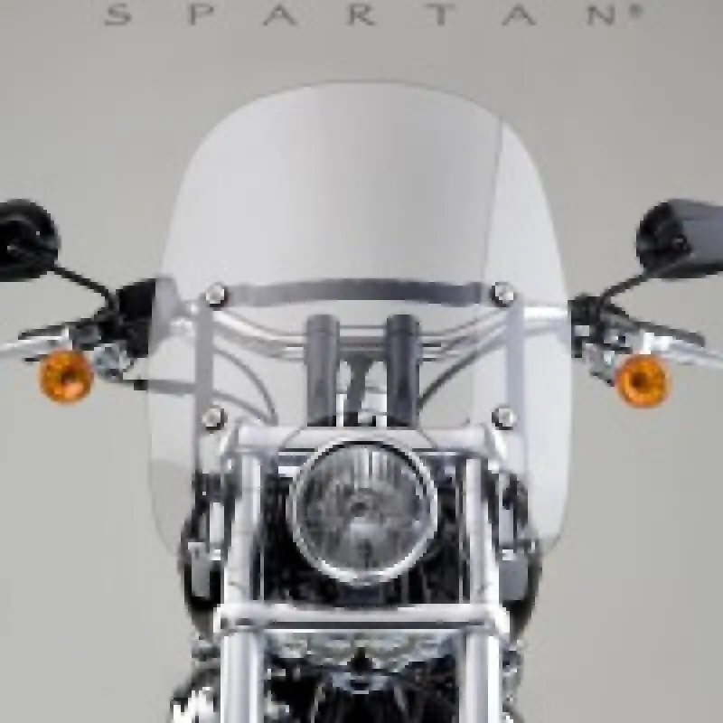 National Cycle 06-17 Hd Fx Glide/ 83-05 Fx/ 84-13/18-22 Fx Softail Spartan Windshield 17 In.-Clear 1