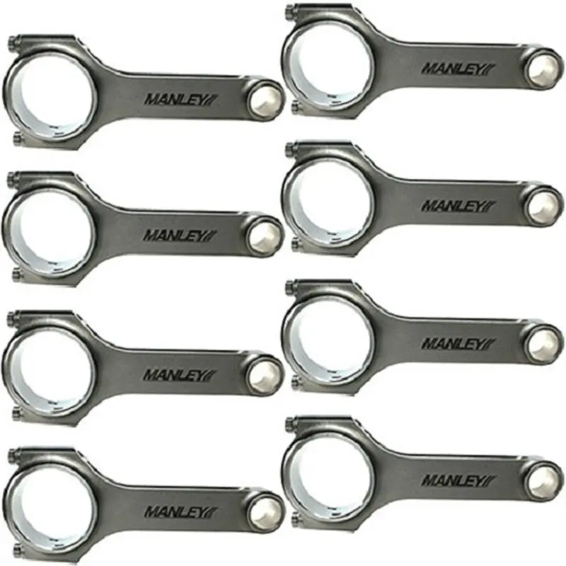 Manley 92-14 Ford Modular V8-4.6L 4340 Forged H-Beam 5.850In Length Connecting Rod Set 1