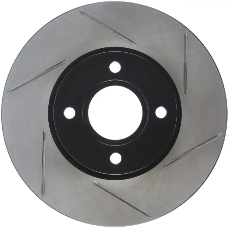 Stoptech 14-18 Ford Fiesta Cryo Slotted Front Left Sport Brake Rotor 1