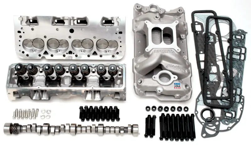 Edelbrock 435Hp Total Power Package Top-End Kit For Use On 1955 And Later Sb-Chevy 1