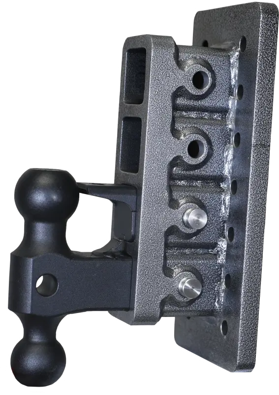 Gen-Y Mega Duty 2In Bolt-On 7.5In Drop 2K Tw 16K Hitch W/Gh-051 Dual-Ball/Gh-032 Pintle Lock 1