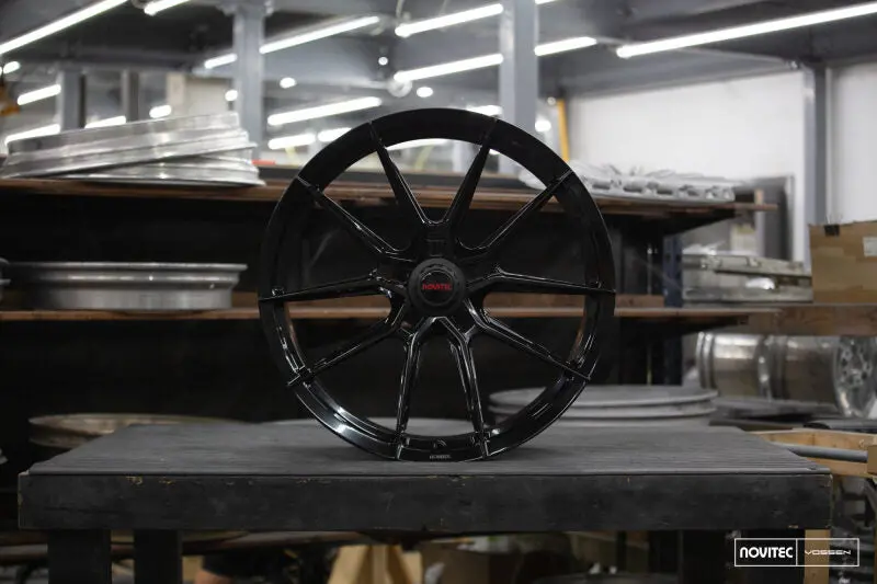 Vossen X Novitec Nf10 21X12 Et:20 Gloss Black Ferrari Sf90 Rear Wheel 1