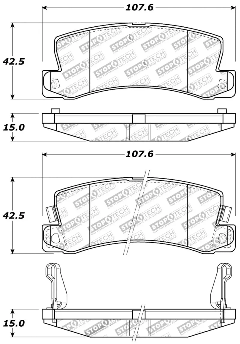 Stoptech Performance Brake Pads 1