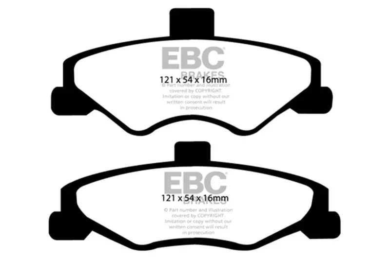 Ebc 98-02 Chevrolet Camaro (4Th Gen) 3.8 Bluestuff Rear Brake Pads 1