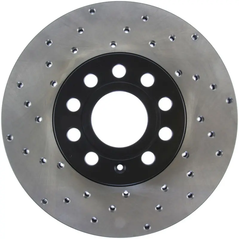 Stoptech 05-10 Vw Jetta (Exc Wagon) / 09-10 Jetta Wagon / 07-10 Rabbit Drilled Right Front Rotor 1