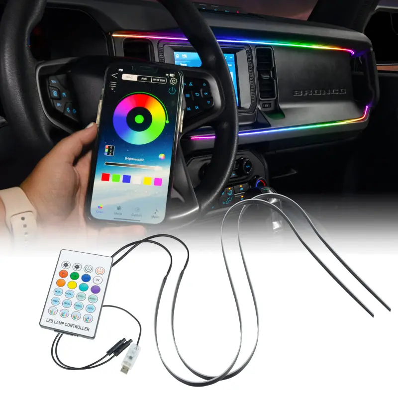 Oracle 21-25 Ford Bronco Colorshift Led Interior Dash Board Kit 1