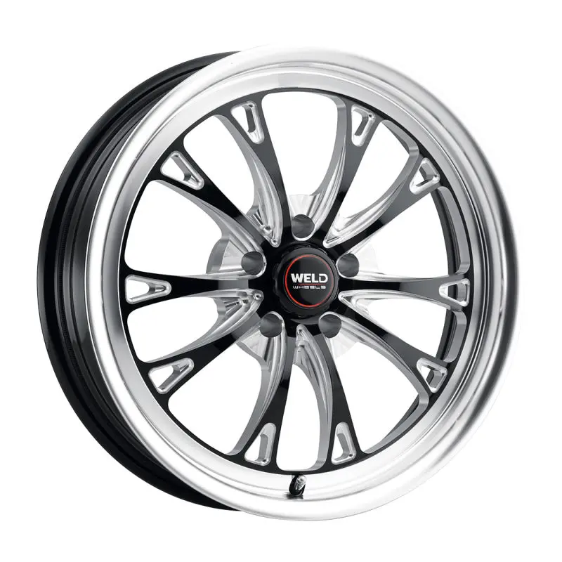 Weld Belmont Drag 18X5 / 5X120 Bp / Et-23 Bs2.1 Gloss Black Mil Dia 78.1 1
