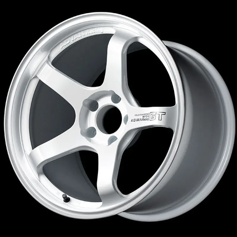 Advan Gt Beyond 18X9.5 +29 5X114.3 Racing White Wheel 1