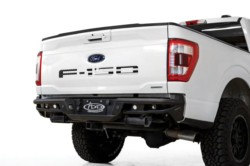 Addictive Desert Designs 21-23 Ford F-150 Pro Bolt-On Rear Bumper W/ Back-Up Sensor Cutouts 1