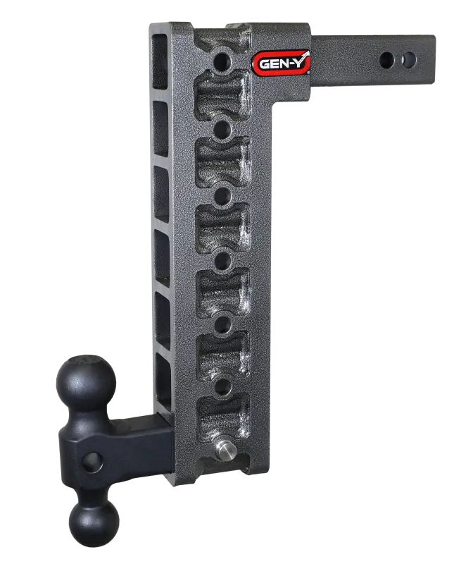 Gen-Y Mega Duty 2In Shank 15In Drop 10K Hitch W/Dual-Ball (Use W/Stabilizer Kit Gh-0100) 1