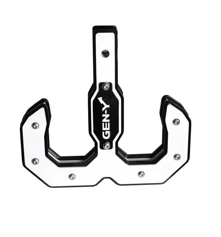 Gen-Y Hulk 2.0 16K Tow Hook 2In Shank - Black/White 1