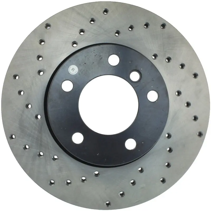 Stoptech 08-10 Bmw 128I Cross Drilled Right Front Rotor 1