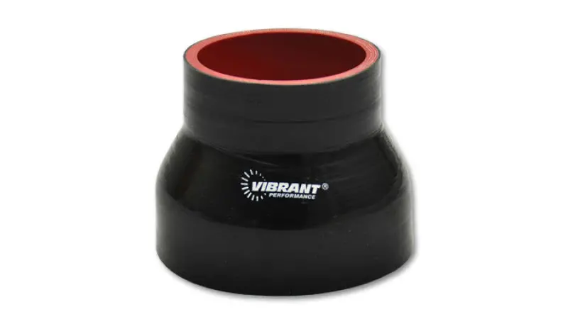 Vibrant 4 Ply Reducer Coupling 1.375In X 1In X 3In Long - Black 1