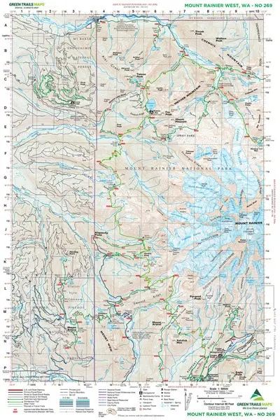 Mt. Rainier West- 269 Map 1