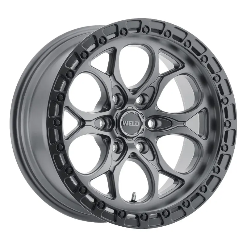 Weld Off-Road W107 20X9 Ledge 6X135 Et00 Bs5.00 Satin Gun / Black Ring 87.1 1