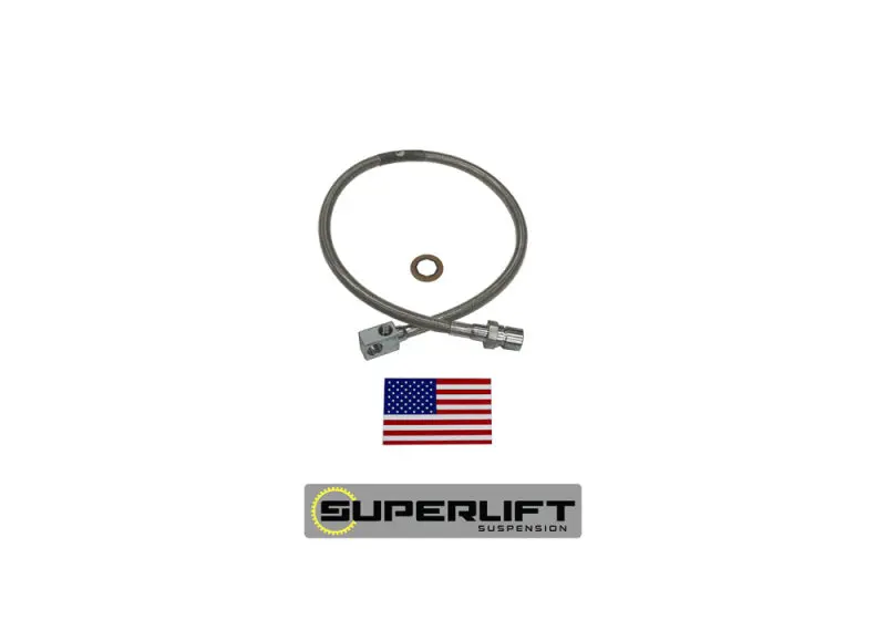 Superlift 71-87 Gm Pickup/71-91 Blazer/Suburban W/ 8-12In Lift Kit (Single) Bullet Proof Brake Hose 1