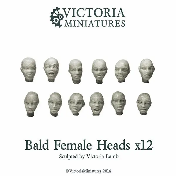 Bald Female Heads X12 (Discontinued) 1