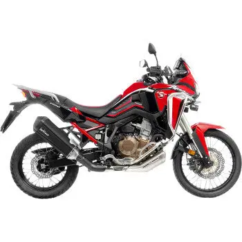 Leovince Lv-12 R Slip-On Muffler - Black - Honda Crf 1100 15311Bu 1