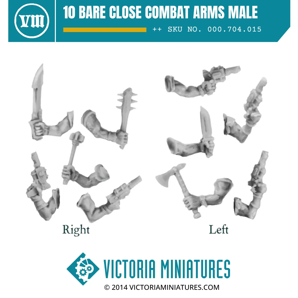 10 Bare Close Combat Arms Male 1