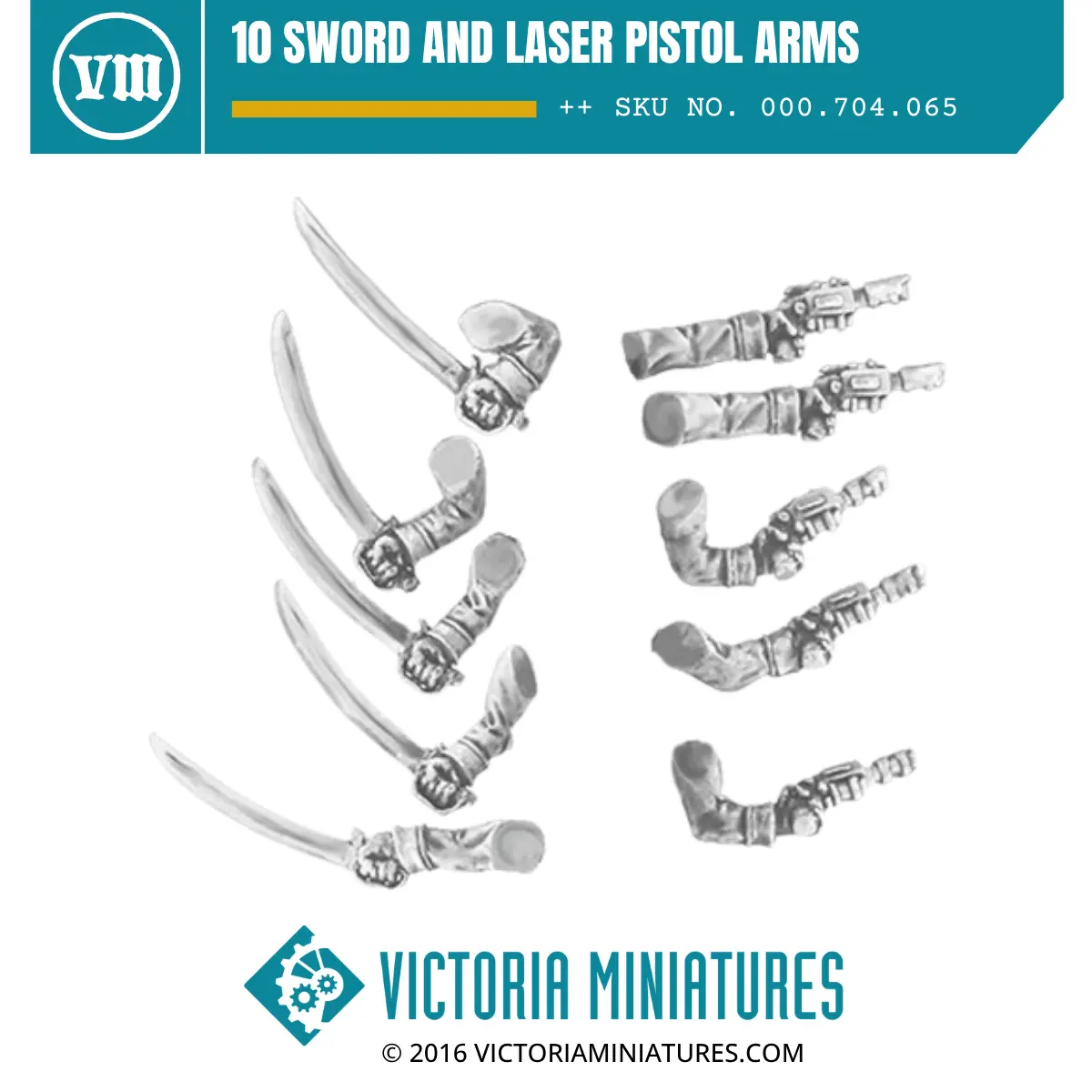 10 Sword And Laser Pistol Arms 1