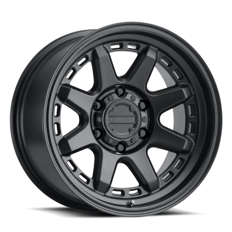 Raceline 947B Scout 16X8in / 8X170 Bp / -6Mm Offset / 125.2Mm Bore - Satin Black Wheel 1