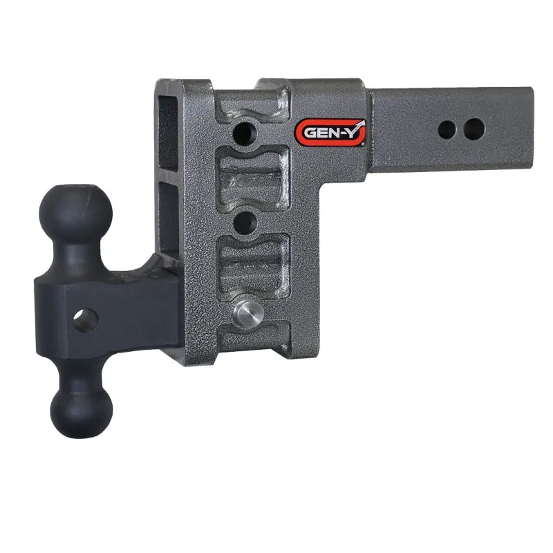 Gen-Y Mega Duty 3In Shank 6In Drop 3.5K Tw 32K Hitch W/Gh-0161 Dual-Ball 1