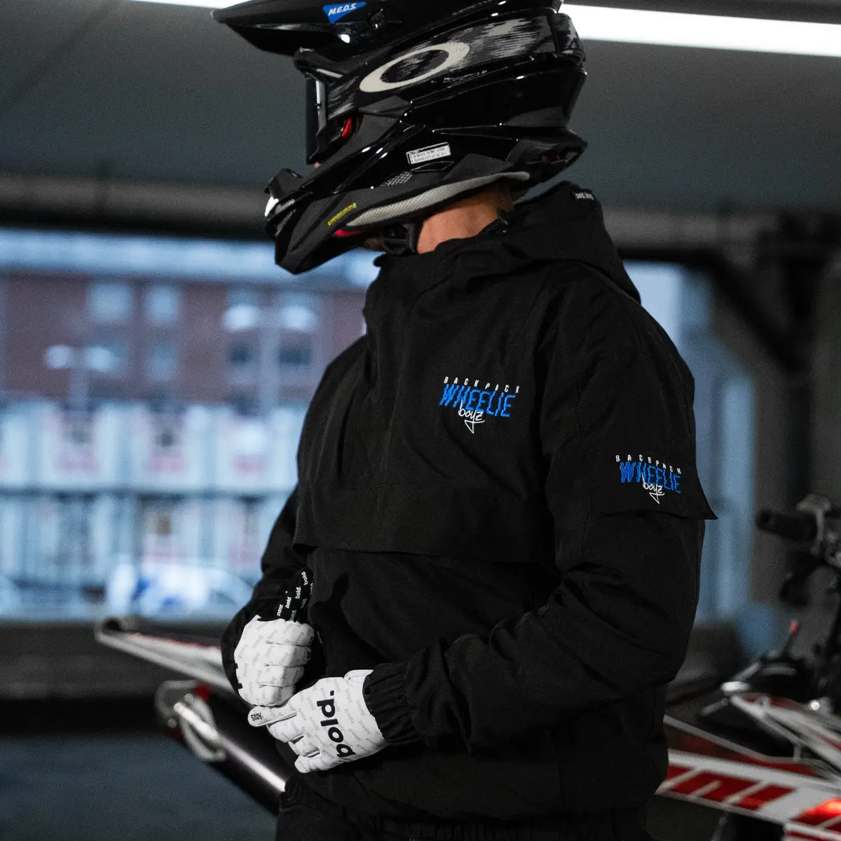 Bpwb Blue Windbreaker 1