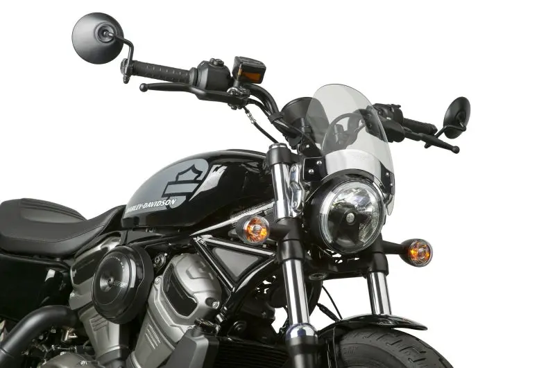 National Cycle Fits Up To 43 Mm. O.D. Flyscreen-Chrome Lt. Tint 1