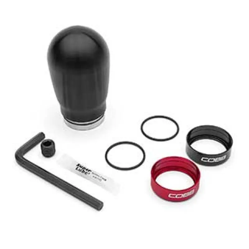 Cobb 04-23 Volkswagen Golf Gti / 14-24 Volkswagen Golf R Tall Weighted Shift Knob - Black 1