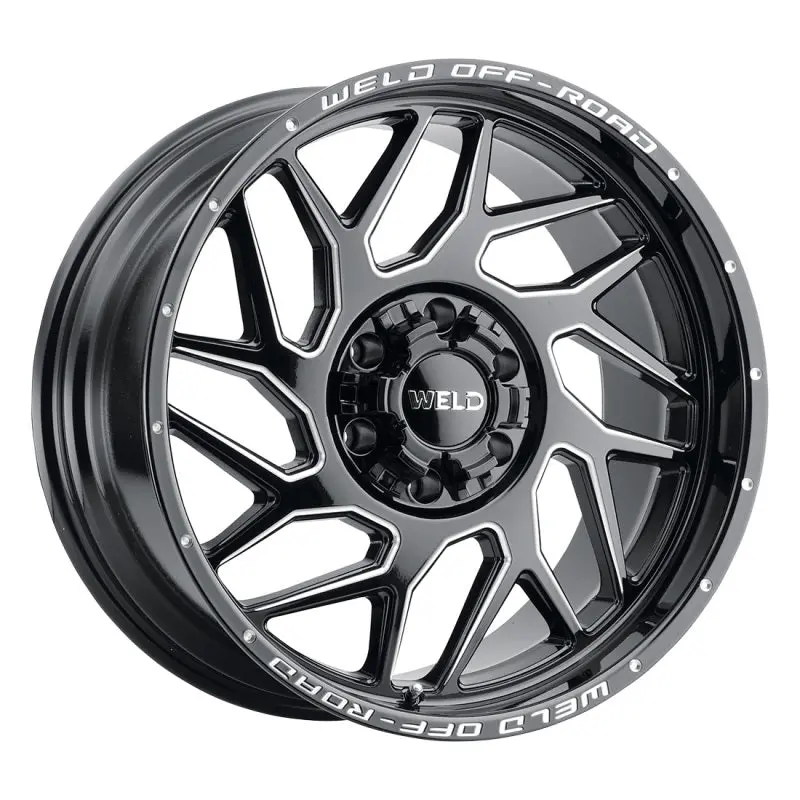 Weld Off-Road W117 20X10 Fulcrum 8X165.1 Et13 Bs6.00 Gloss Black Mil 125.1 1