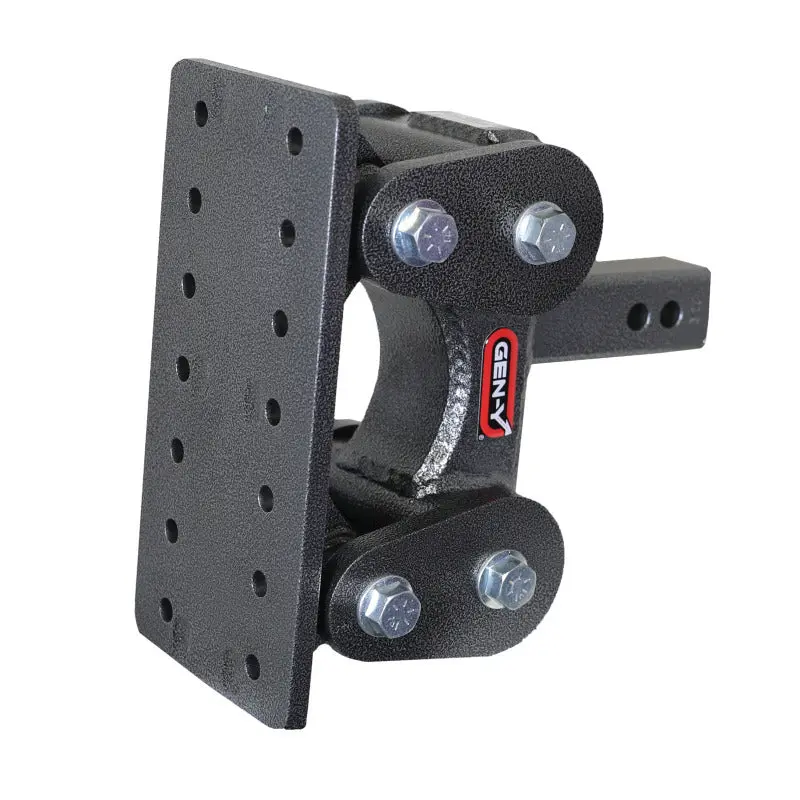 Gen-Y The Boss Torsion-Flex Pintle Plate 2In Shank 5.5In Drop 1.7K Tw 16K Hitch 1