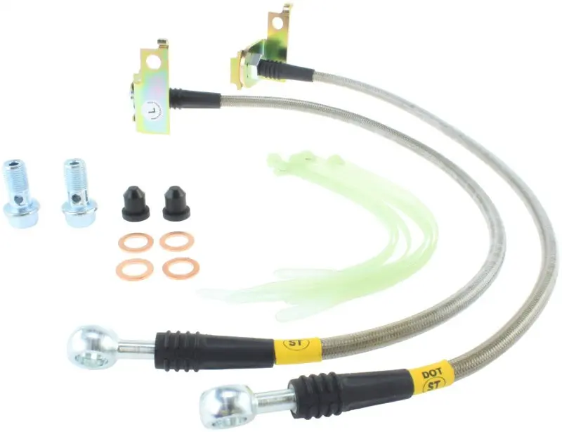 Stoptech 03-05 Dodge Srt-4 Stainless Steel Front Brake Lines 1