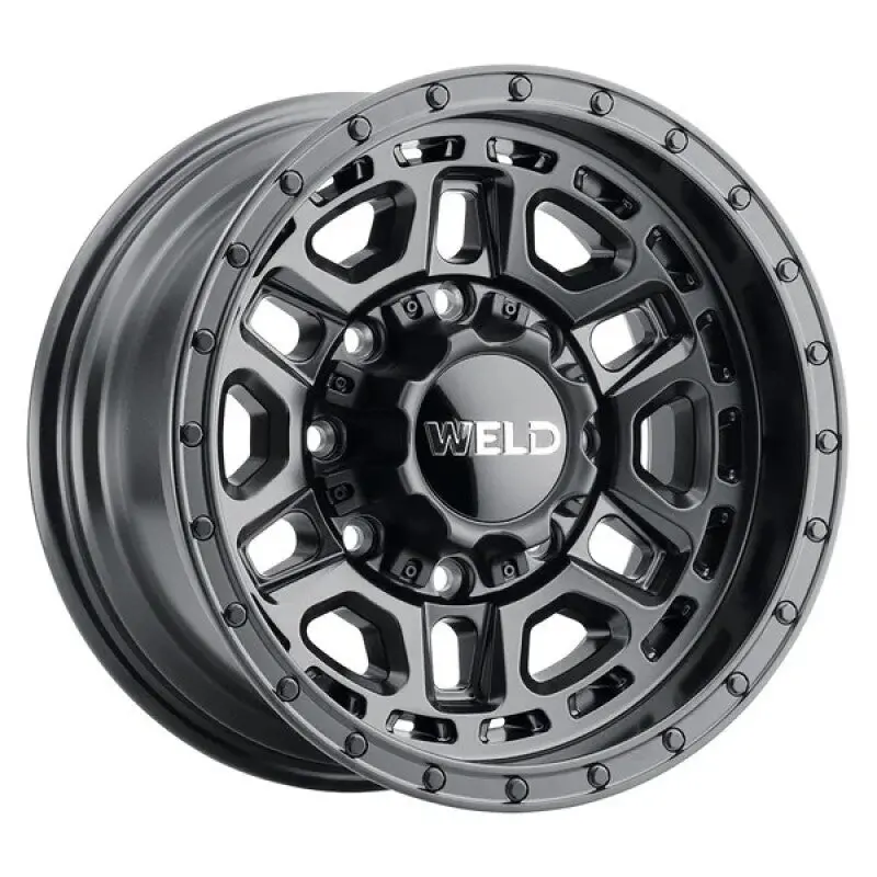 Weld Off-Road Crux 20X10in / 8X170 Bp / Et -19 / 125.1Mm Bore - Satin Black Wheel 1