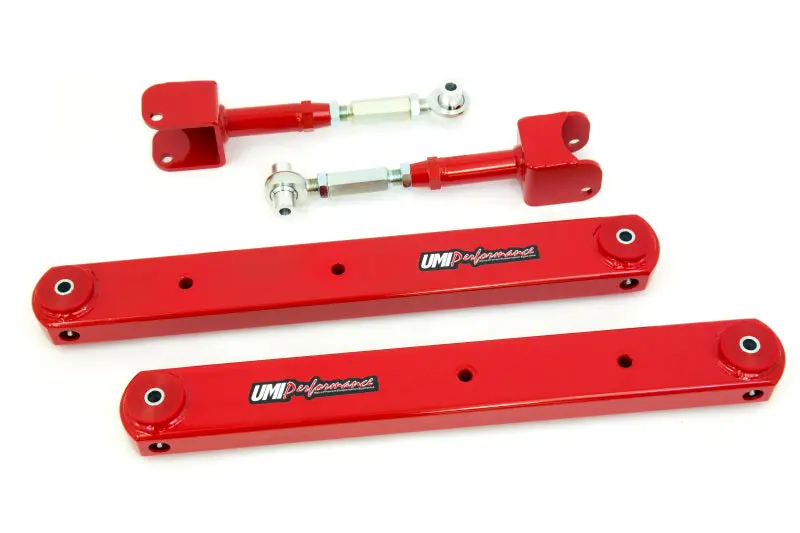 Umi Performance 64-67 Gm A-Body Rear Control Arm Kit Fully Boxed Lowers Adjustable Uppers 1
