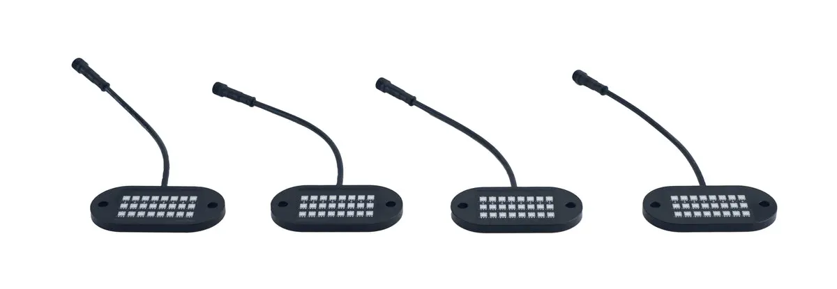 187 Style Rock Lights 2.0 W/ Control Harness 1