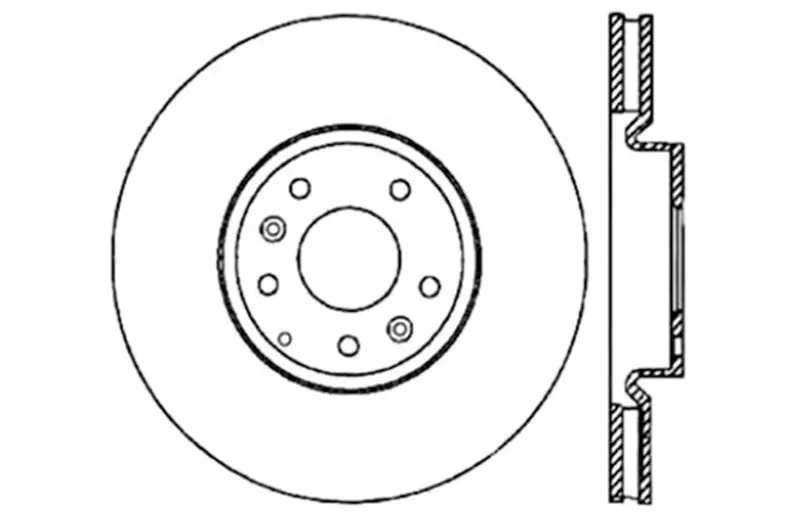 Stoptech Drilled Sport Brake Rotor 1