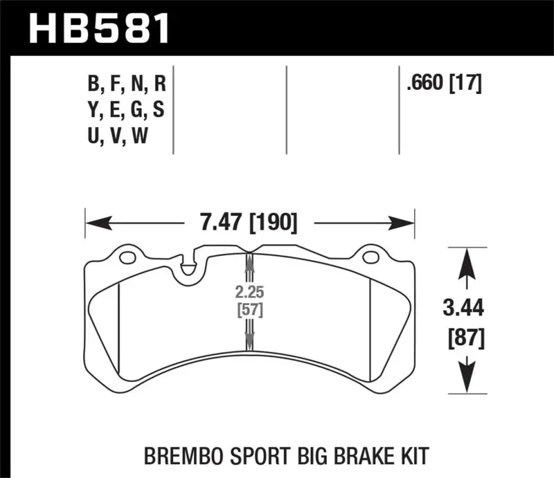 Hawk 09 Nissan Gt-R R35 Brembo Blue 9012 Race Front Brake Pads 1