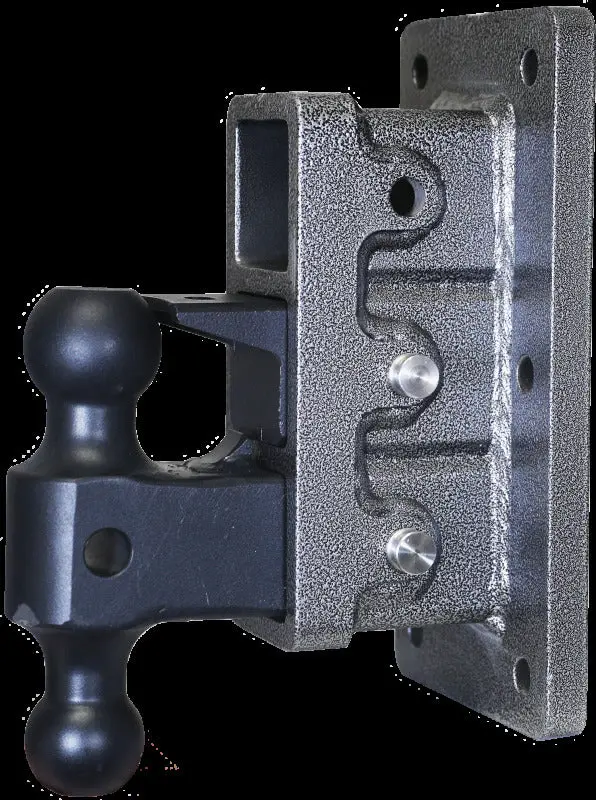 Gen-Y Mega Duty 2.5In Bolt-On 6In Drop 3K Tw 21K Hitch W/Gh-061 Dual-Ball/Gh-062 Pintle Lock 1