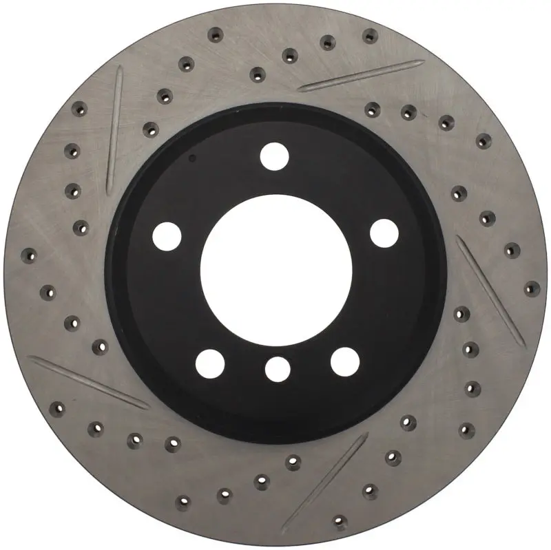 Stoptech Power Slot 01-02 Bmw Z3 / 03-09 Z4 / 3 Series Front Right Drilled & Slotted Rotor 1