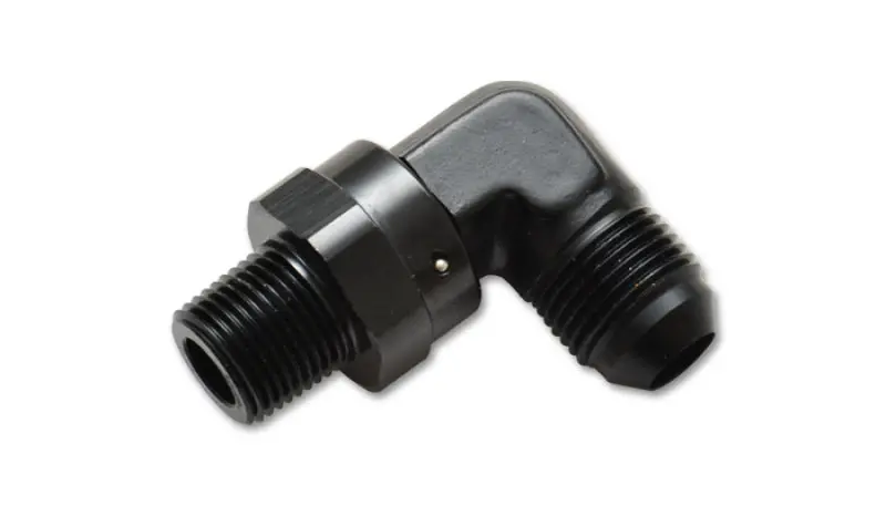 Vibrant -8An To 1/4In Npt Male Swivel 90 Degree Adapter Fitting 1