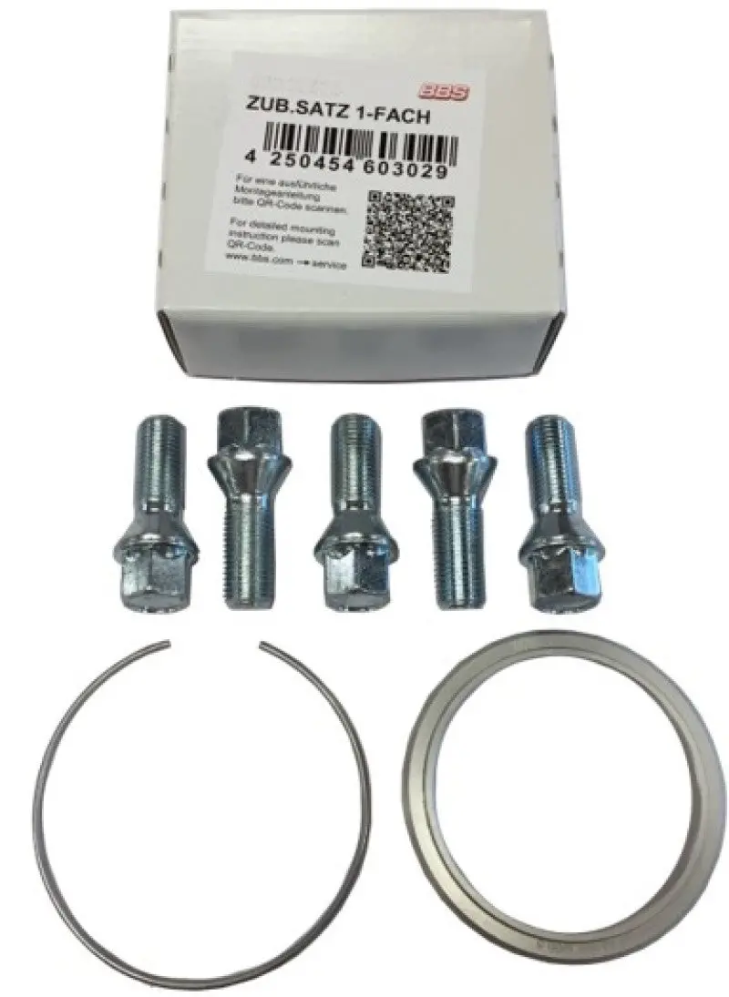 Bbs Pfs Kit - Mini - Includes 70Mm Od - 56Mm Id Ring / 70Mm Clip / Lug Bolts 1